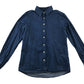 Gant Shirt 11-12 Years Blue Denim Style with Dove Embroidered Pattern on Back