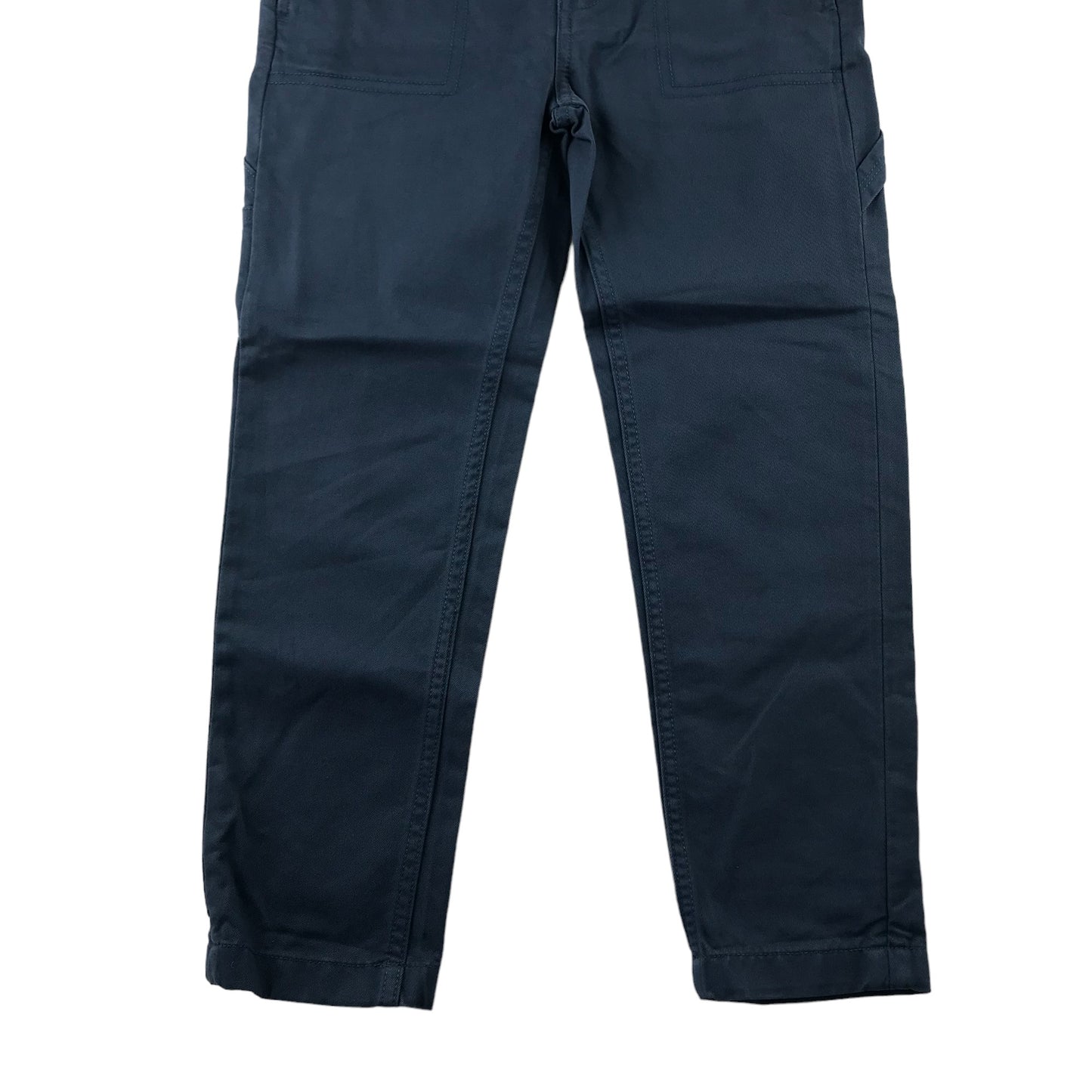 John Lewis trousers 7-8 years navy blue carpenter style cargo cotton