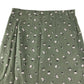 H&M skirt 9-10 years khaki green floral midi length viscose