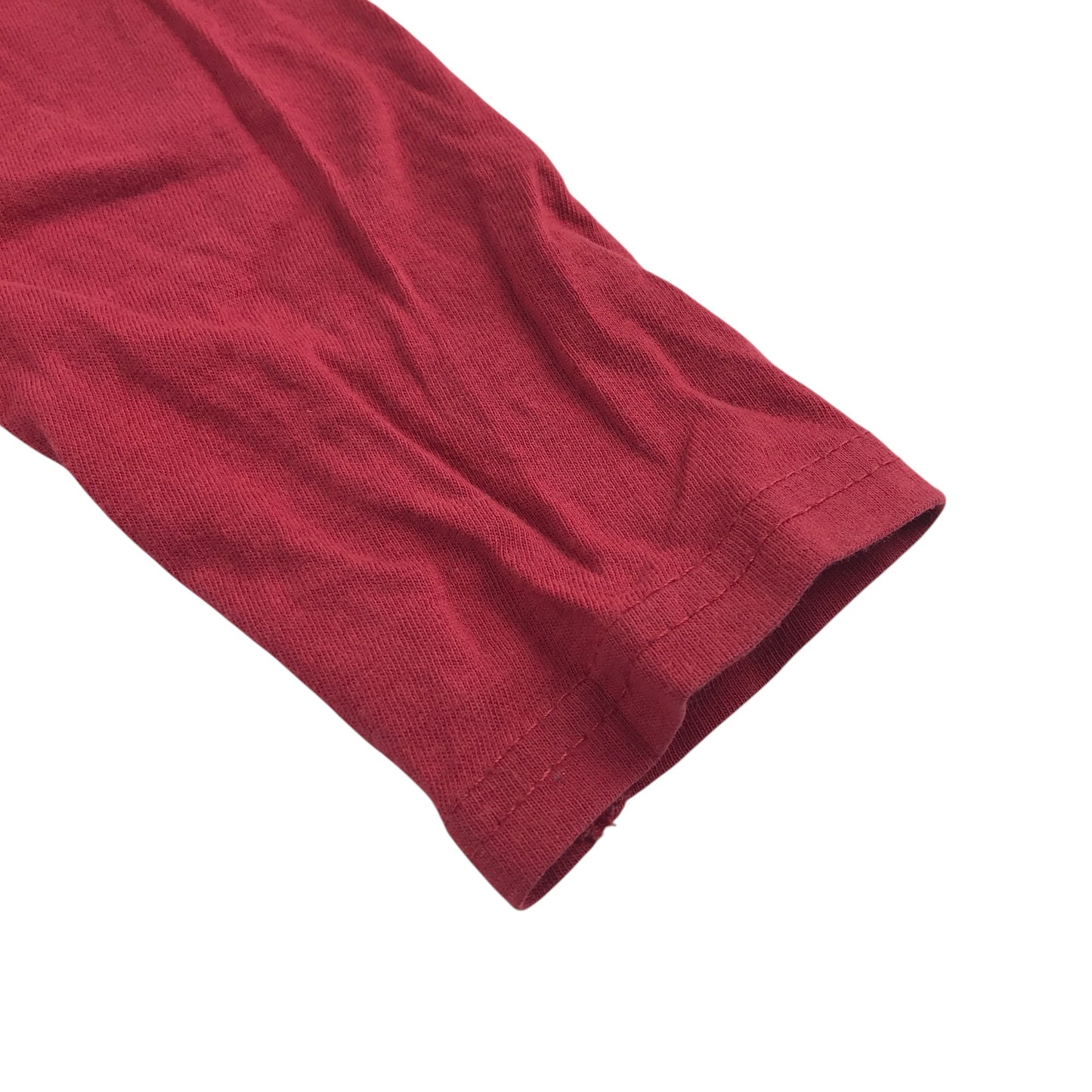 Kiabi t-shirt 5-6 years red long sleeve cowboy graphic design