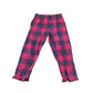 M&S pyjama set 4-5 years pink and navy check pattern cotton