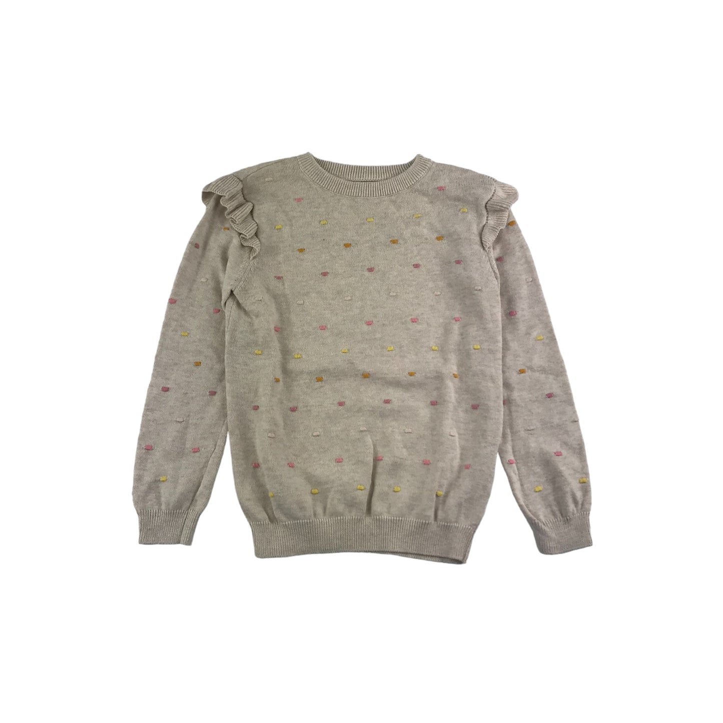 Primark Jumper Age 5 Light beige Dots Pattern