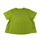 Nike t-shirt 12-13 years lime green swoosh print graphic cropped cotton
