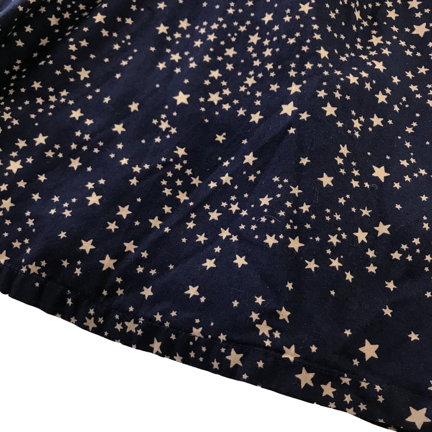 Johnnie B Top Age 13 Navy Blue Starry Pattern Cropped