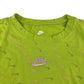 Nike t-shirt 12-13 years lime green swoosh print graphic cropped cotton