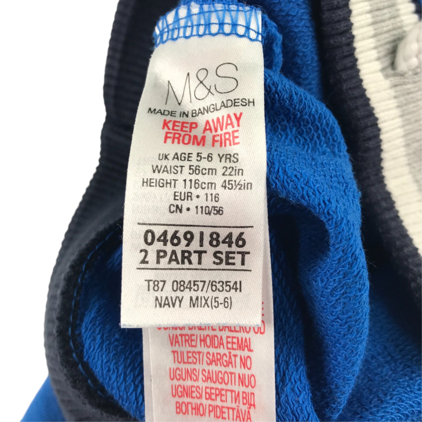 5-6 years blue shorts bundle