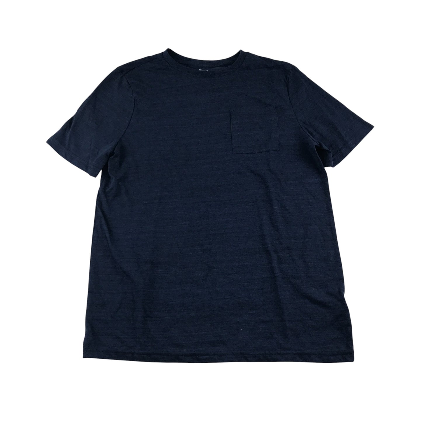 F&F t-shirt 13-14 years navy plain with front pocket
