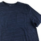 F&F t-shirt 13-14 years navy plain with front pocket