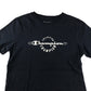 Champion t-shirt 10-11 years navy text logo design cotton