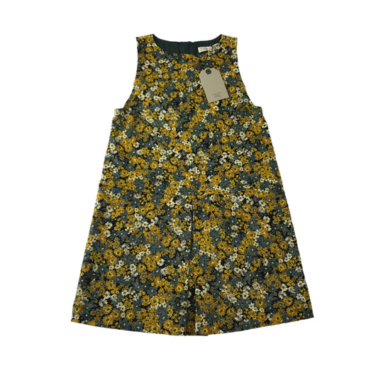 Zara Dress Age 11 Yellow Floral A-line