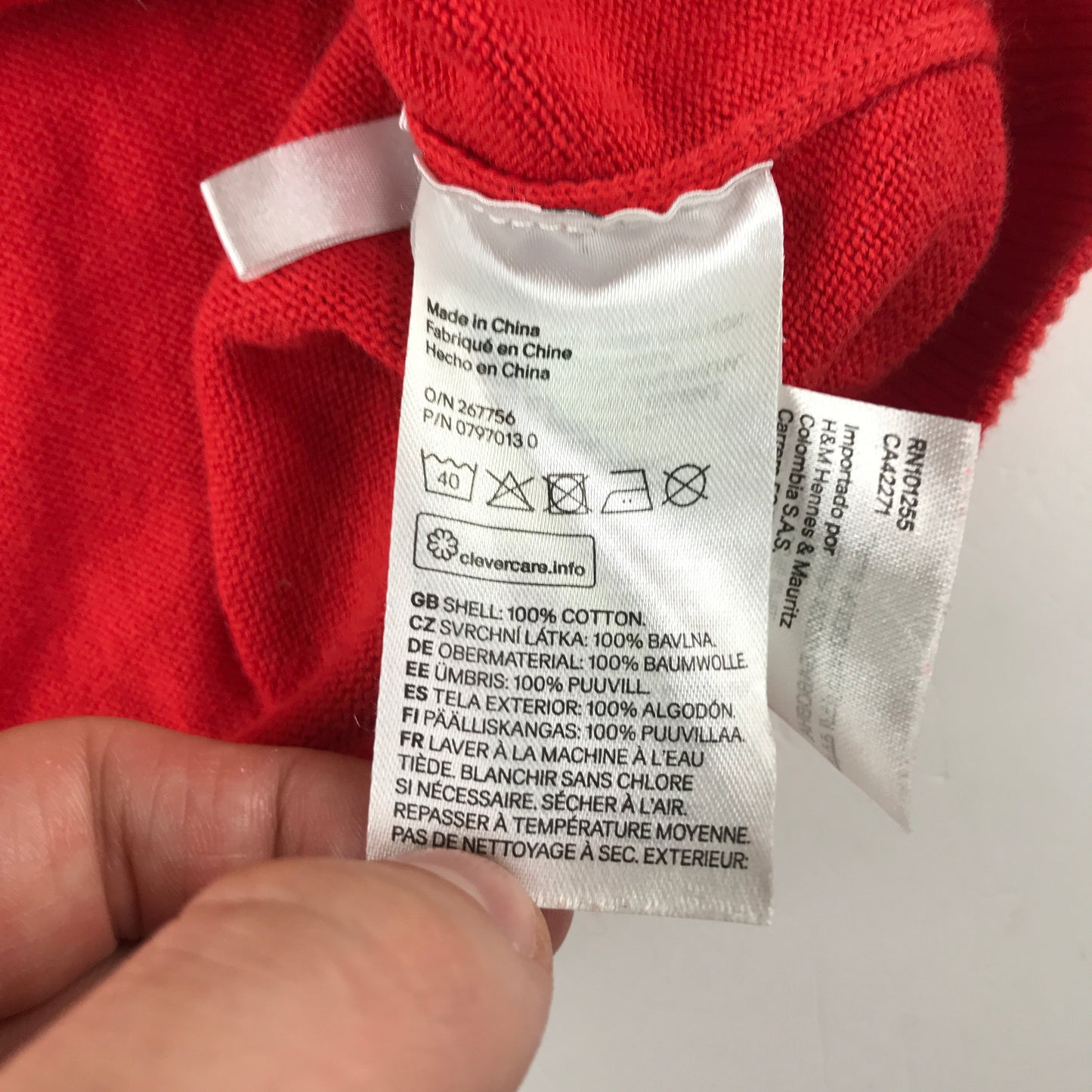 H&M 9-10 years red spiderman jumper