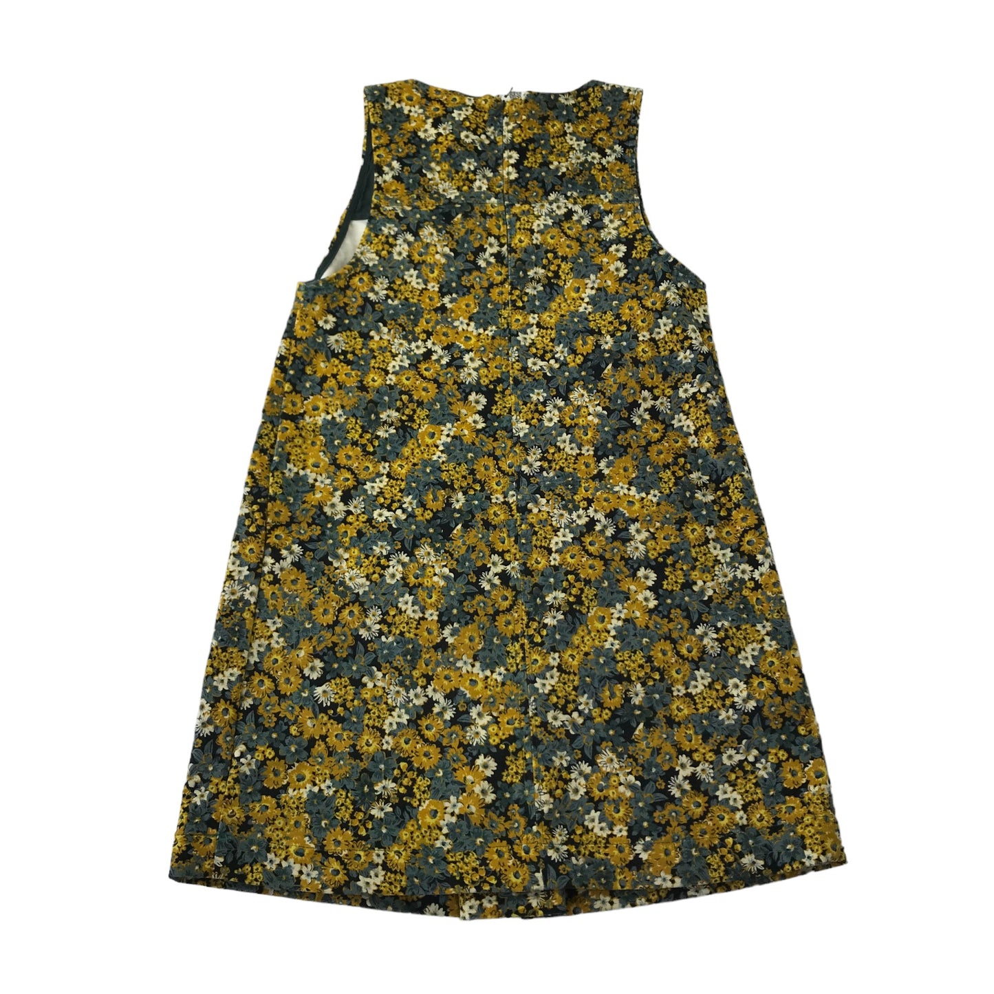 Zara Dress Age 11 Yellow Floral A-line