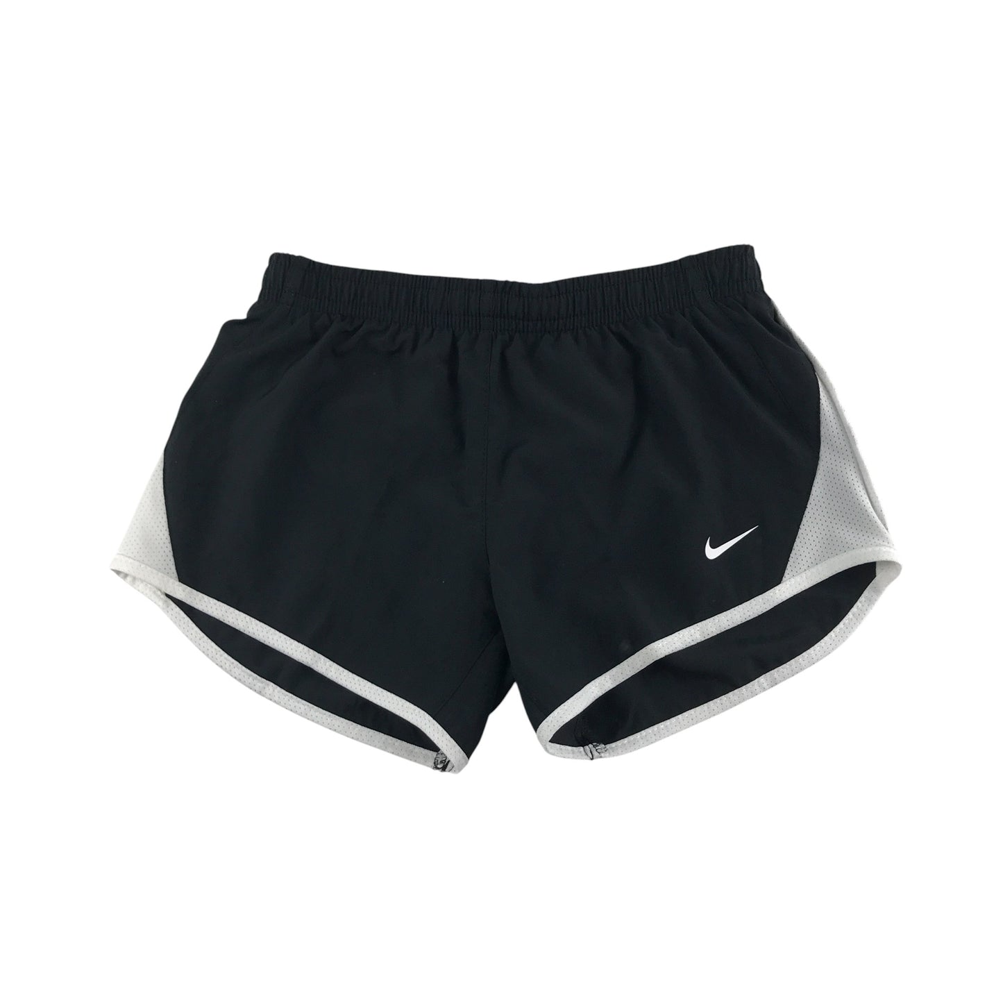 Nike sport shorts 7-8 years black with white detailing