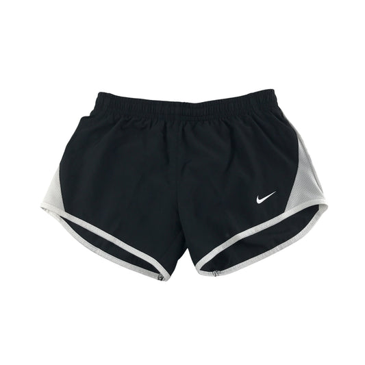 Nike sport shorts 7-8 years black with white detailing