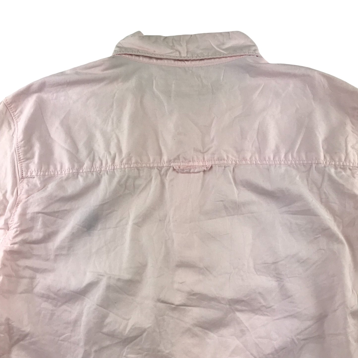 H&M Shirt 13-14 years Pink Plain with Embroidered Logo Cotton