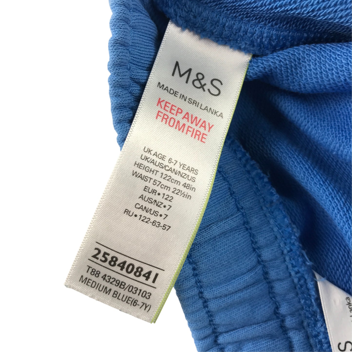 M&S 6-7 years blue shorts bundle