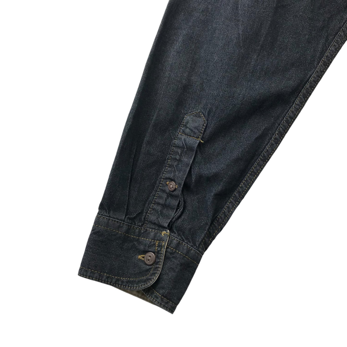 George Shirt Men's L charcoal dark navy Denim Style