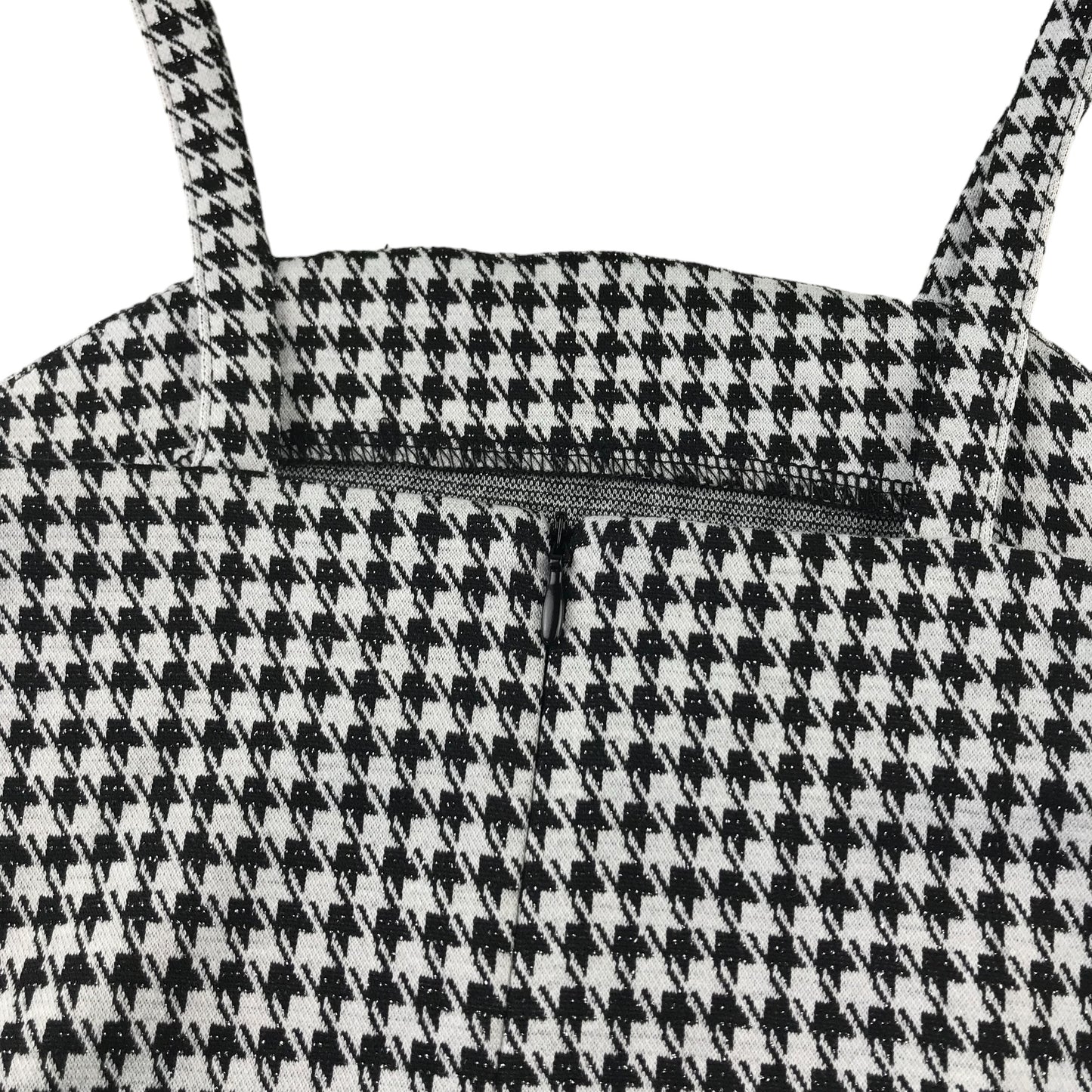 Primark dress 8-9 years white top and black and white houndstooth pencil dress