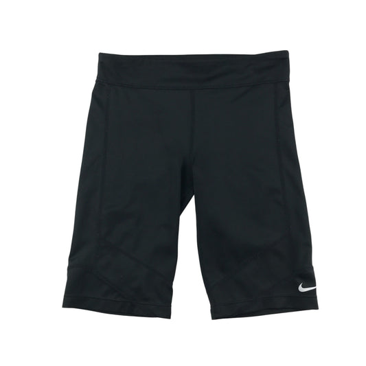 Nike sport shorts 11-12 years black with logo cropped leggings