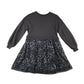 Next dress 10 years dark grey sequin jersey material