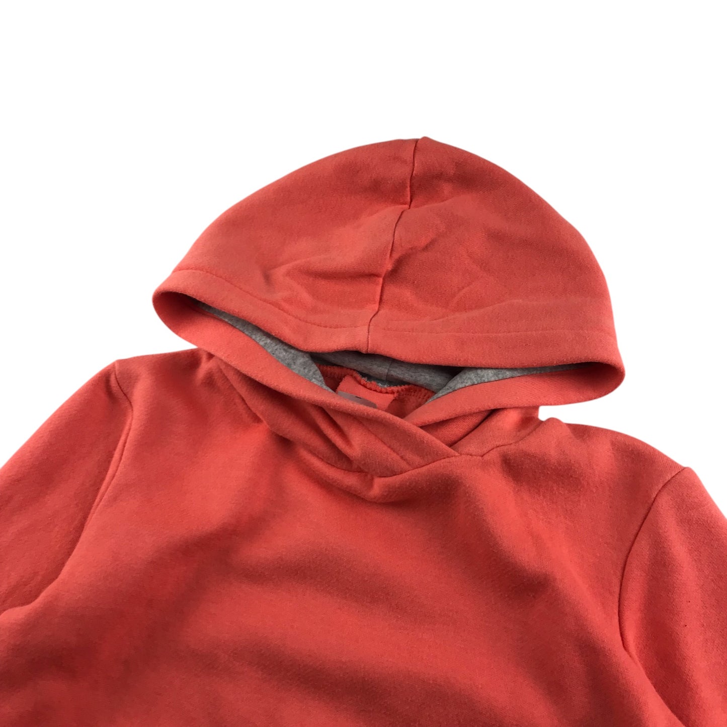 Decathlon hoodie 7-8 years orange plain pullover