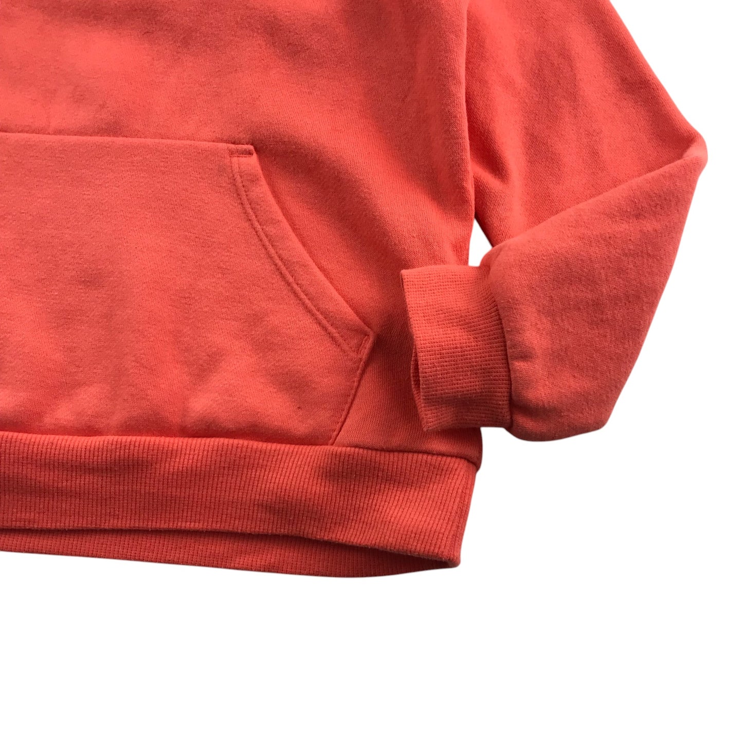 Decathlon hoodie 7-8 years orange plain pullover