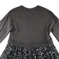 Next dress 10 years dark grey sequin jersey material