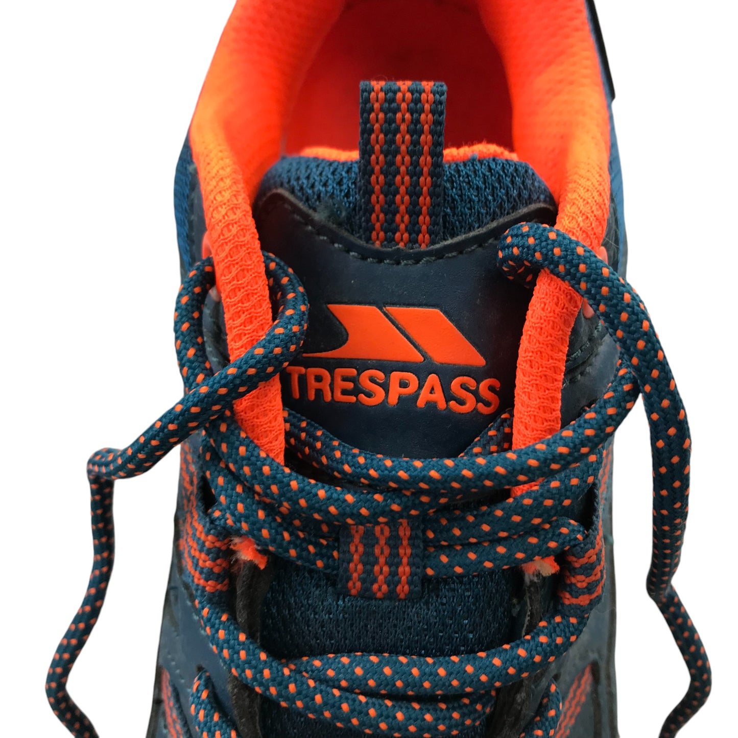 Trespass Walking Shoes Shoe Size 2 Blue with Orange Details Waterproof