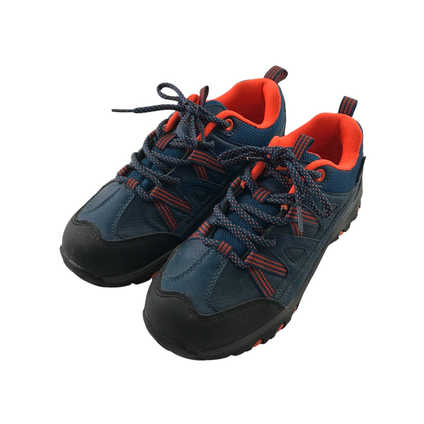 Trespass Walking Shoes Shoe Size 2 Blue with Orange Details Waterproof