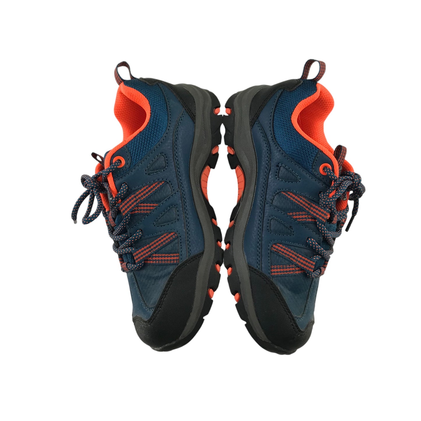 Trespass Walking Shoes Shoe Size 2 Blue with Orange Details Waterproof