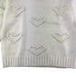 M&Co Jumper Age 6 White Love Hearts
