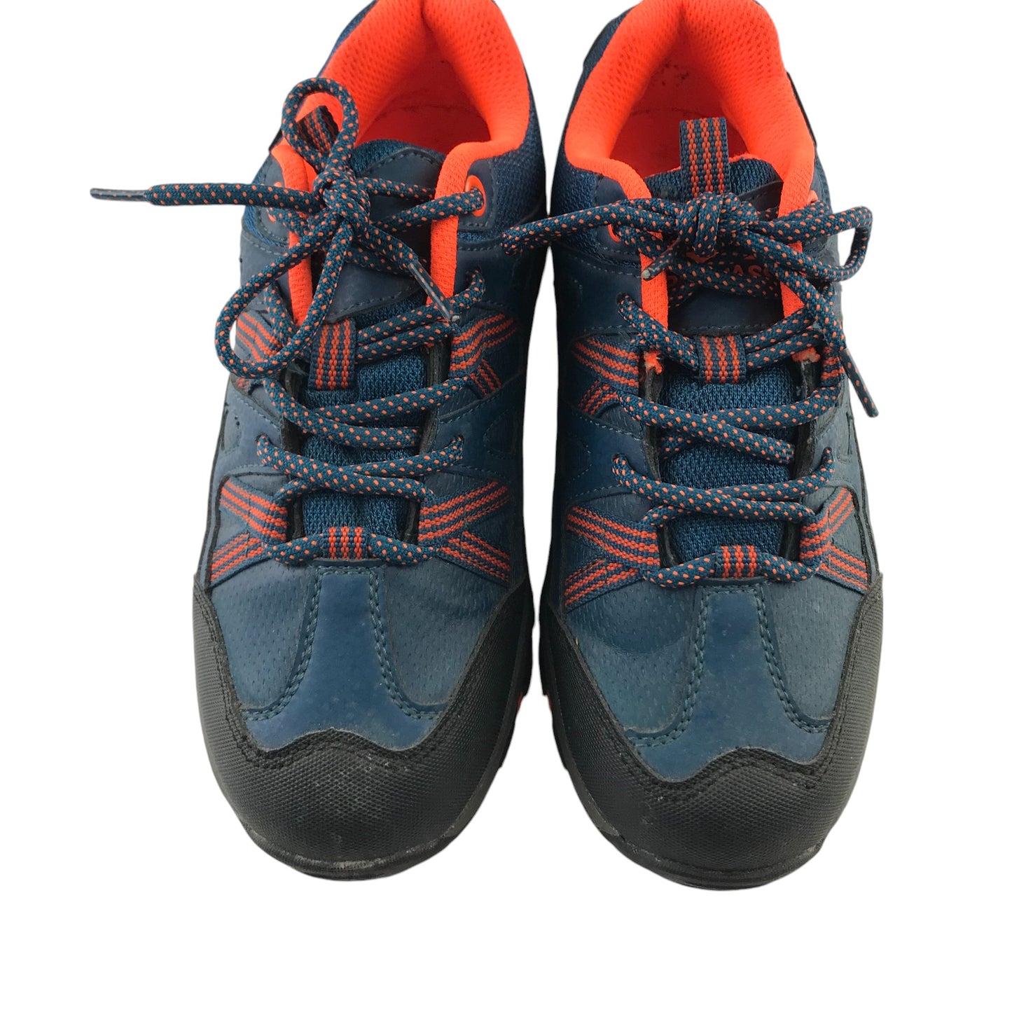 Trespass Walking Shoes Shoe Size 2 Blue with Orange Details Waterproof