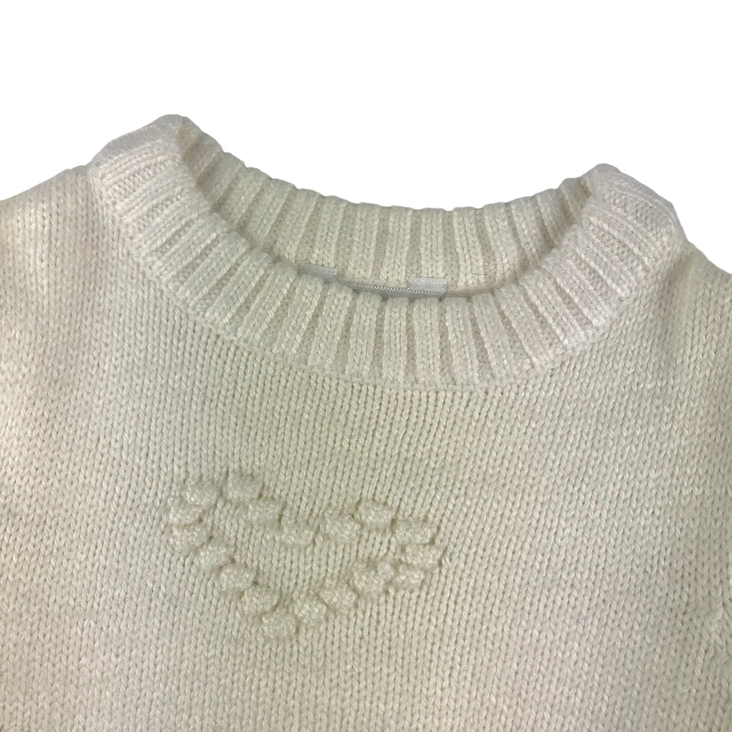 M&Co Jumper Age 6 White Love Hearts