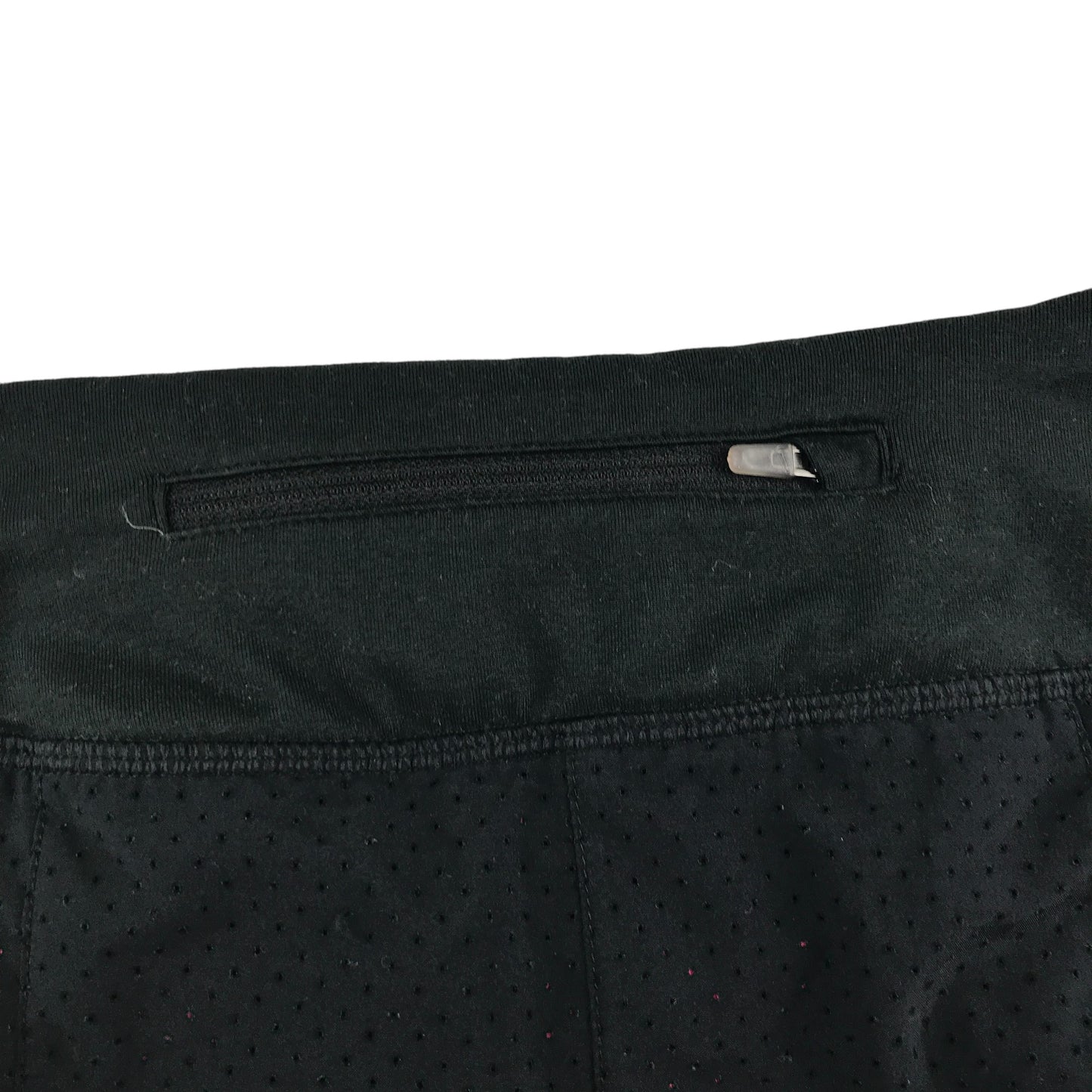Nike sport shorts women's XS years black over short with pink compressed short