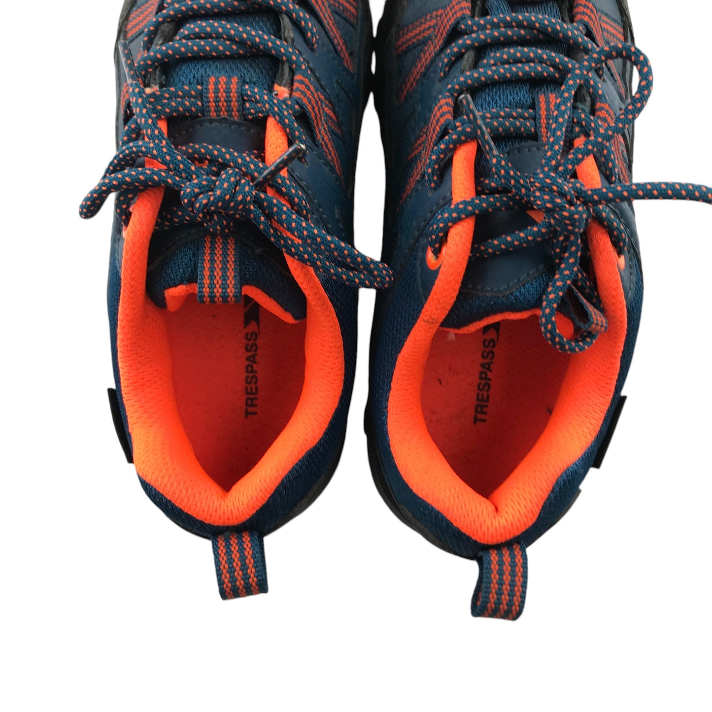 Trespass Walking Shoes Shoe Size 2 Blue with Orange Details Waterproof