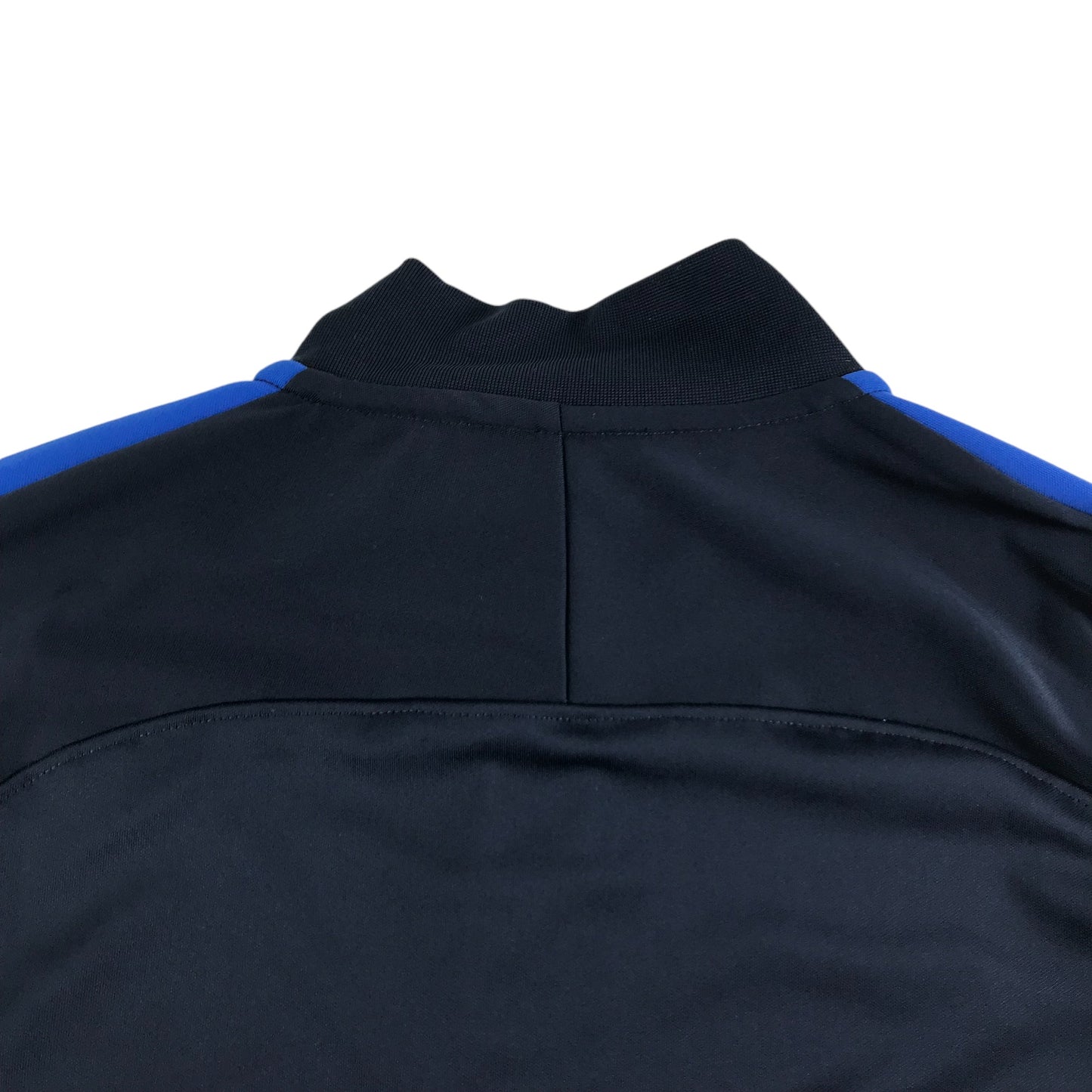 Nike Sweatshirt Age 12 Navy and Blue Panelled Full Zipper Top