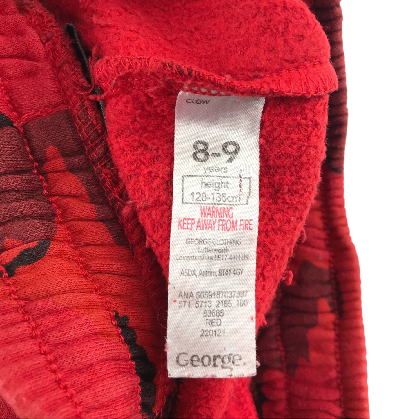 8-9 years red shorts bundle