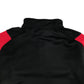 Joma Victoria Park FC Sweatshirt Age 11-12 Black and Red Half Zipper Sports Top