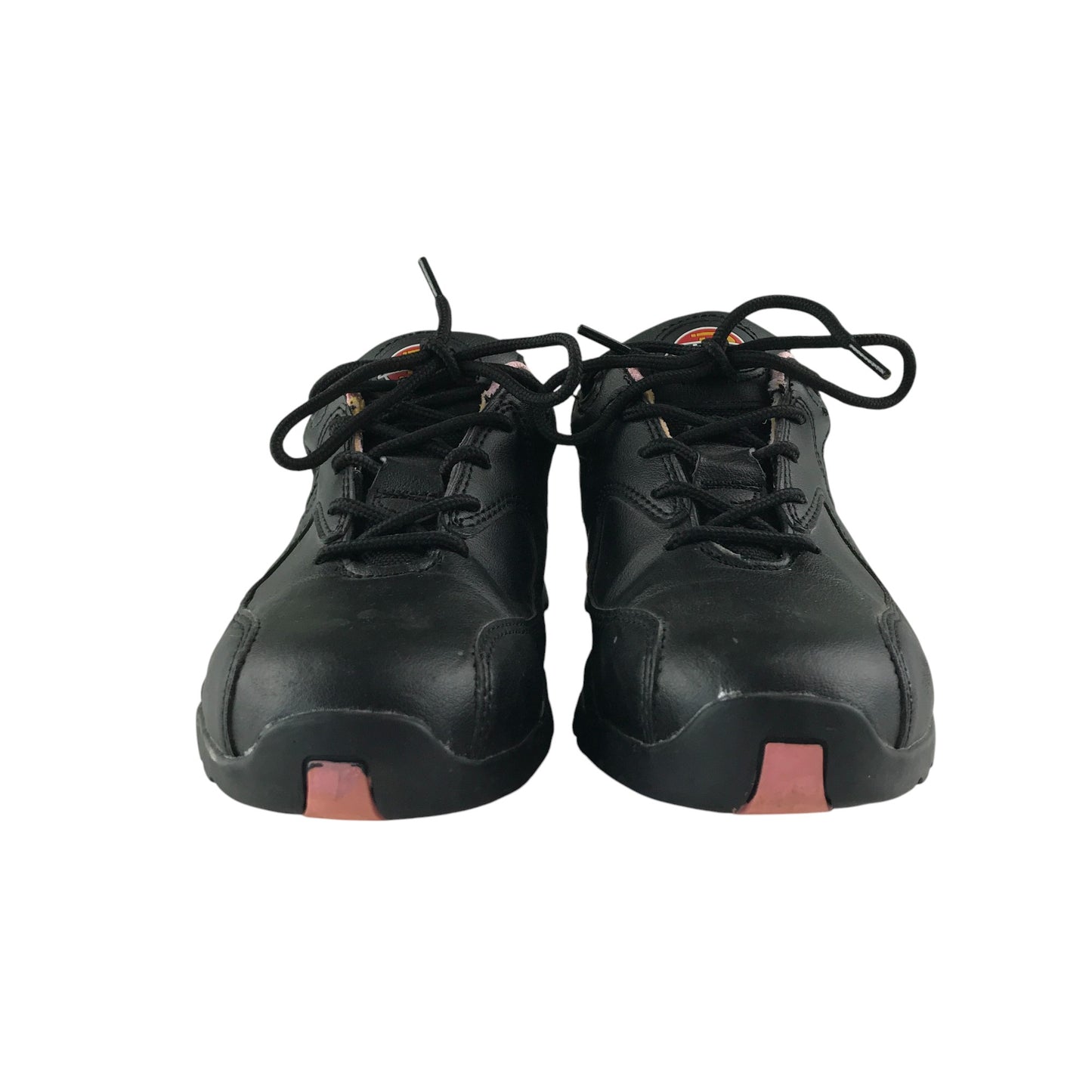 Dickies Ohio Safety shoes shoe size UK 4 black and pink leather with laces