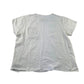 George t-shirt women size L white cropped Mario Princess Peach