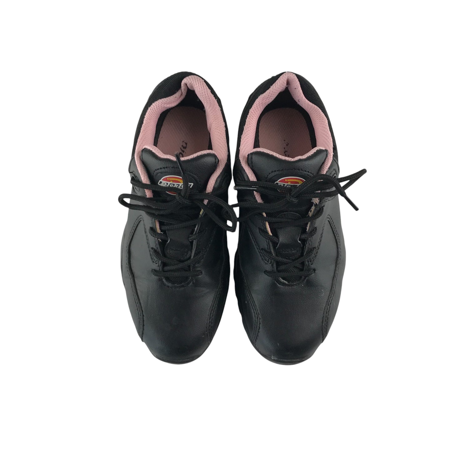 Dickies Ohio Safety shoes shoe size UK 4 black and pink leather with laces