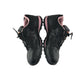 Dickies Ohio Safety shoes shoe size UK 4 black and pink leather with laces