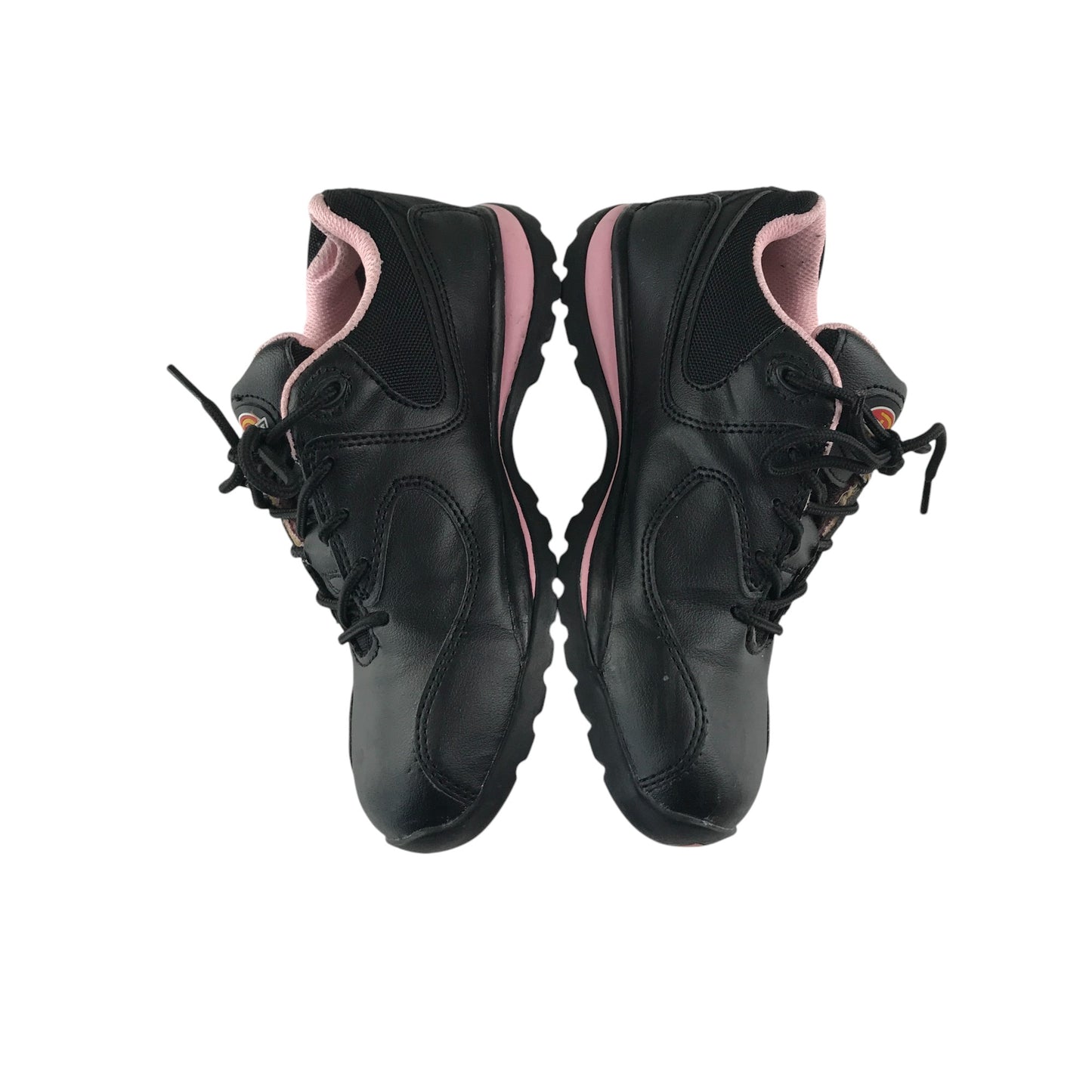 Dickies Ohio Safety shoes shoe size UK 4 black and pink leather with laces