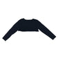 H&M cardigan 5-6 years navy blue shrug with sequins cotton