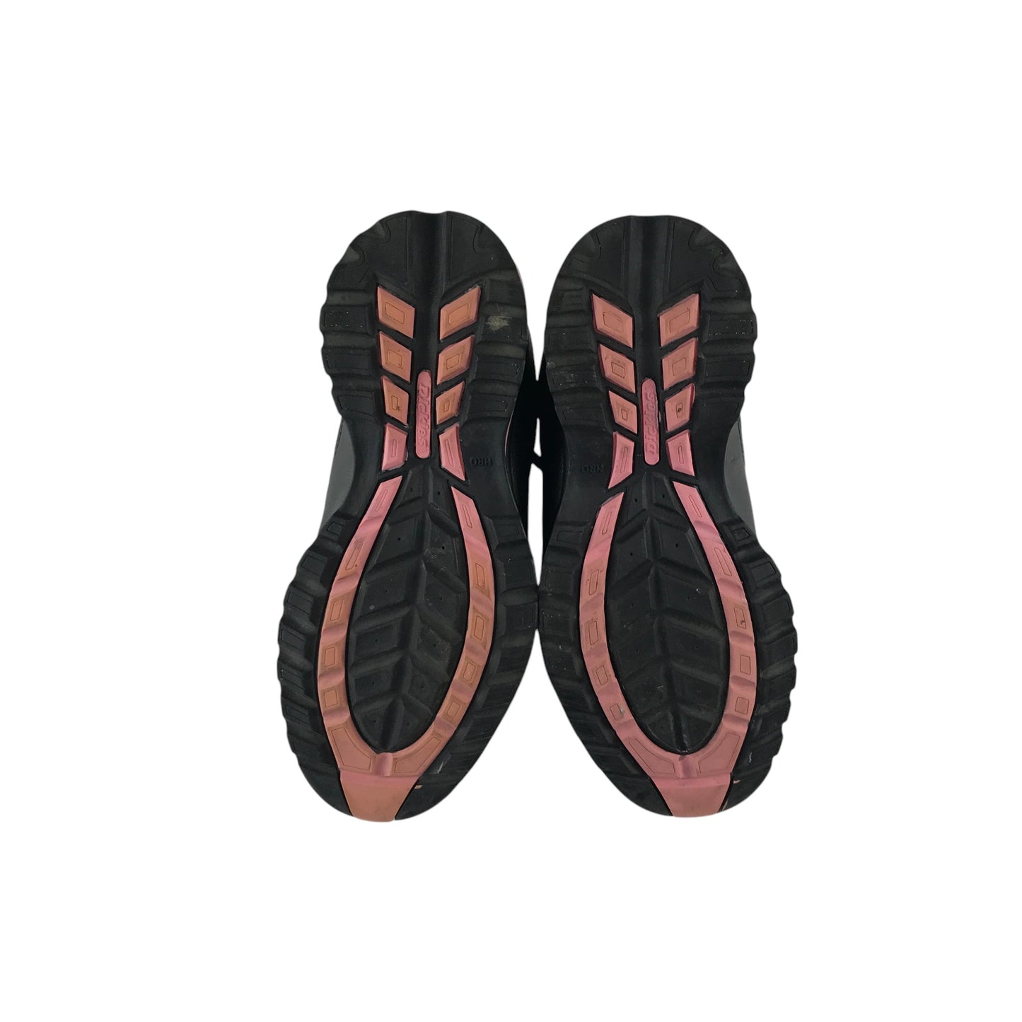Dickies Ohio Safety shoes shoe size UK 4 black and pink leather with laces