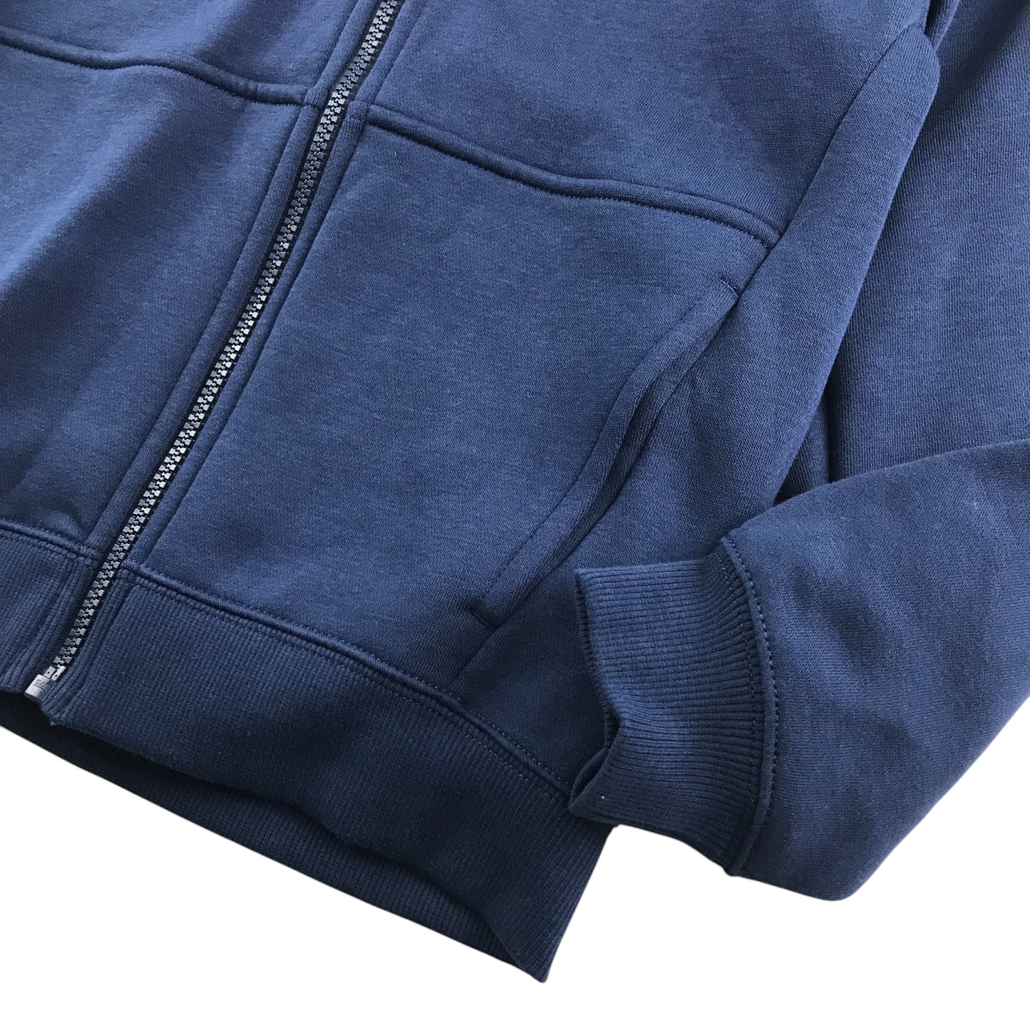 Nike hoodie 9-11 years navy plain with white logo