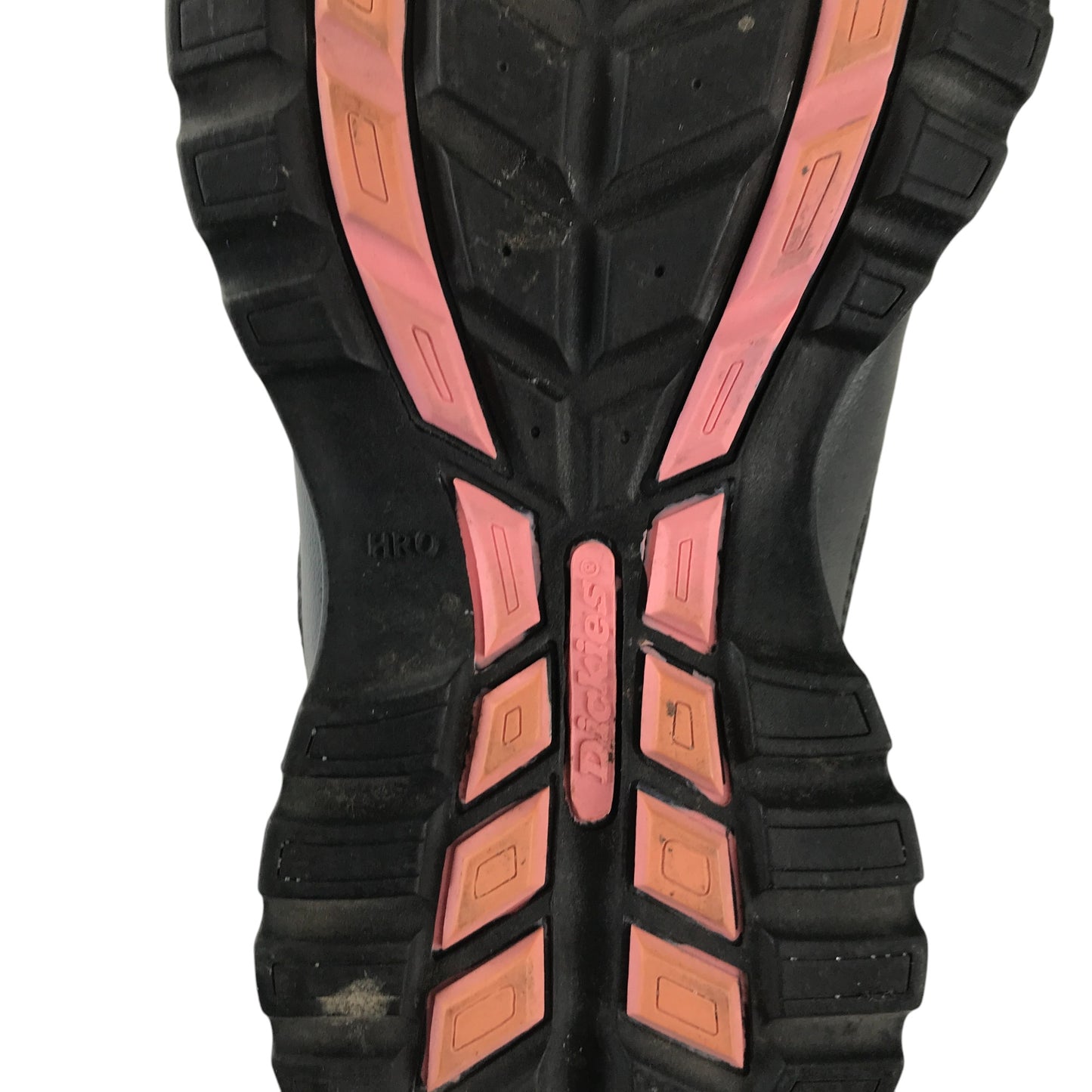Dickies Ohio Safety shoes shoe size UK 4 black and pink leather with laces