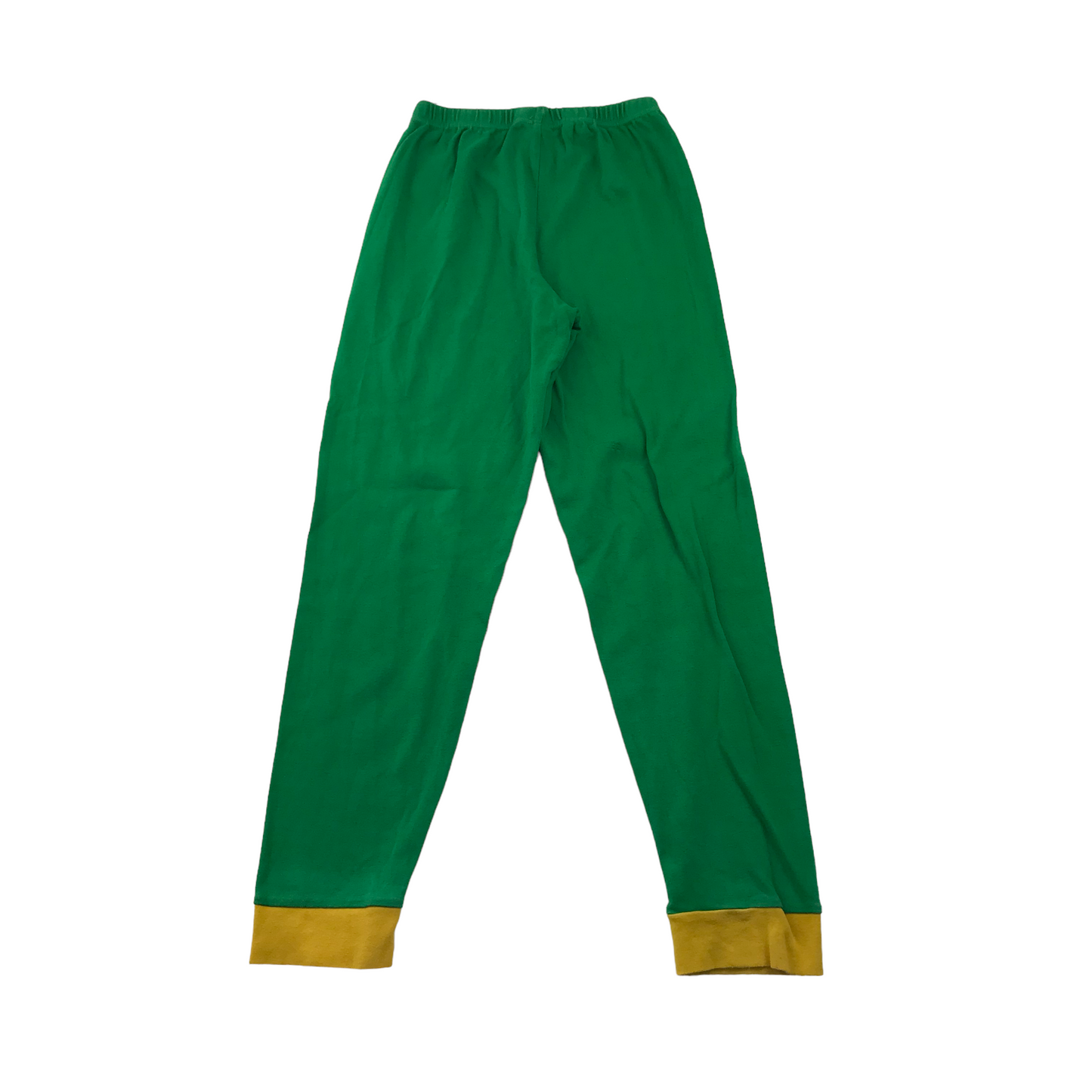 Farelii Green and Yellow Uíbh Fhailí Cotton Pyjama Set Age 10-12