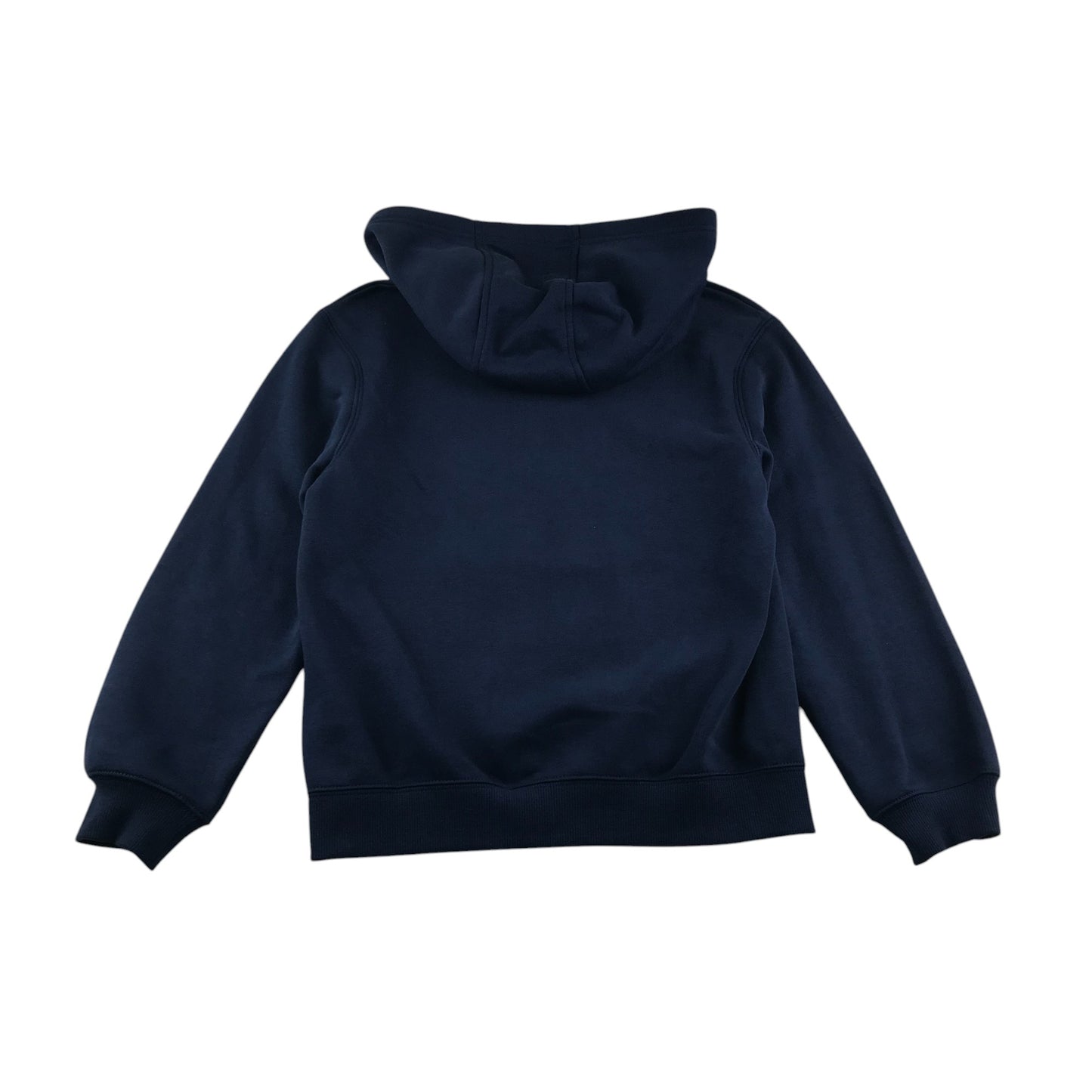 Nike hoodie 9-11 years navy plain with white logo