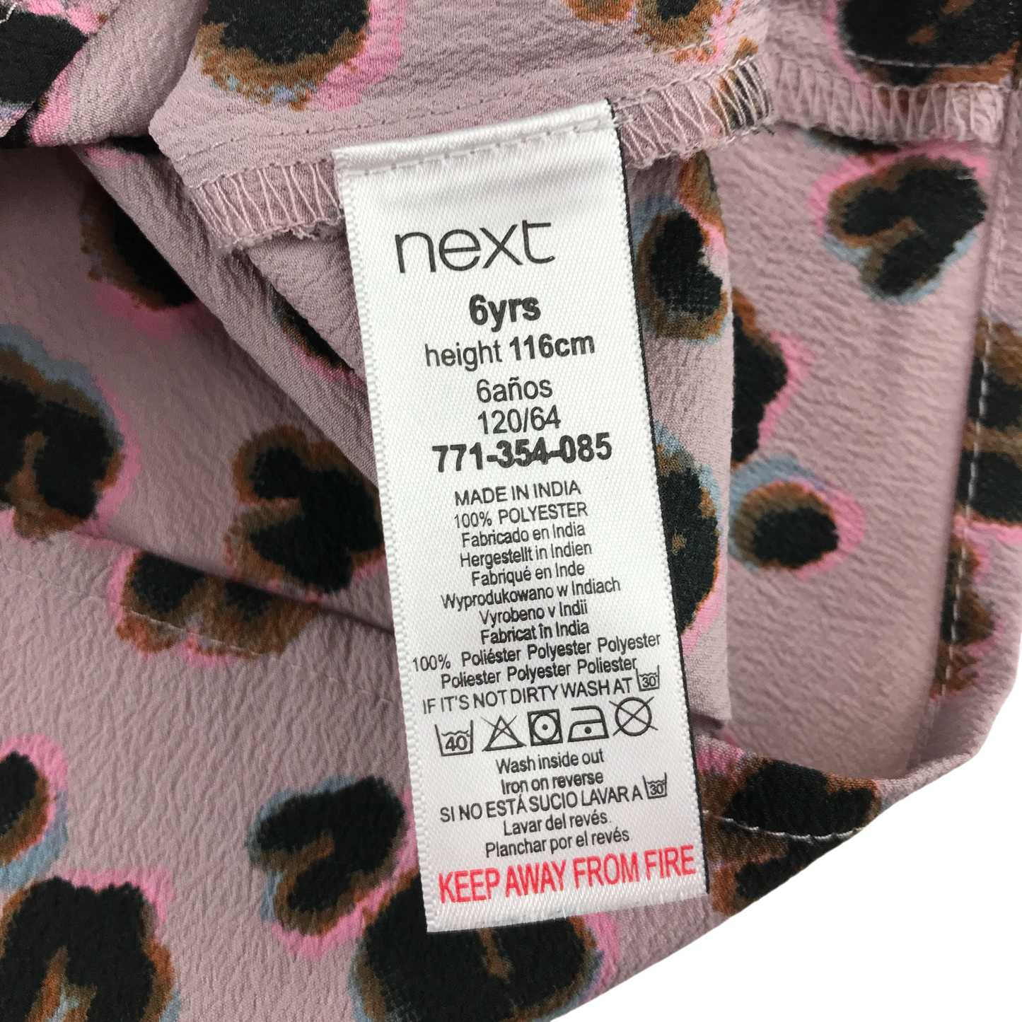 Next 6 years animal print playsuit